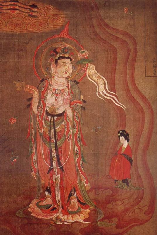 unknow artist Guanyin as-guide of the souls, from Dunhuna